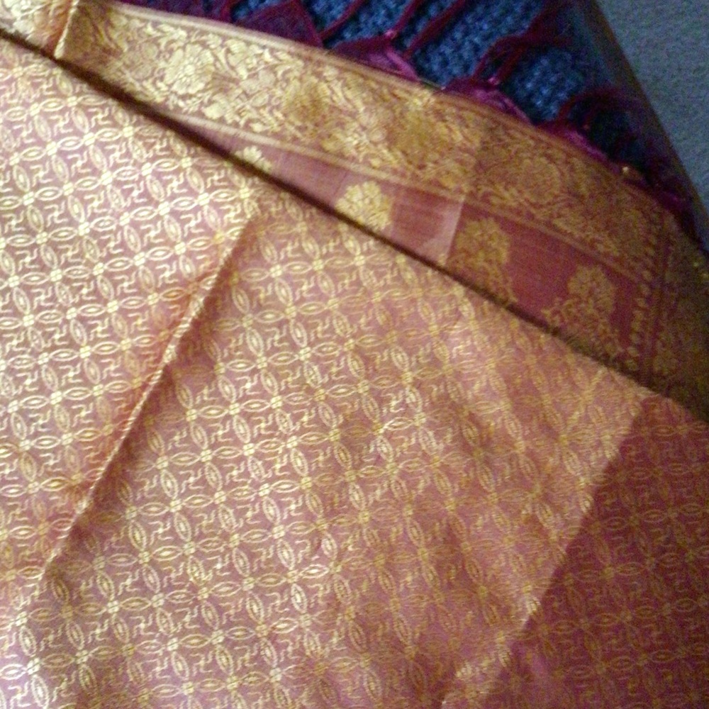 Silk scarf 68”x20” new - Picture 5 of 6